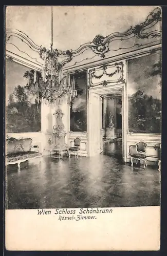 AK Wien, Schloss Schönbrunn, Rössel-Zimmer