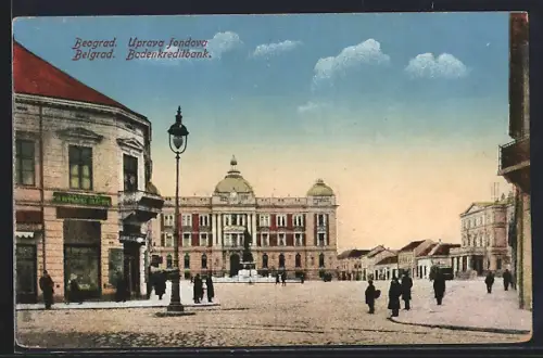 AK Beograd, Földhitel bank, Oszt. magy. kormanyzosag, Bodenkreditbank