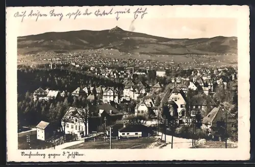 AK Reichenberg, Generalansicht der Stadt