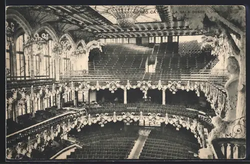 AK Barcelona, Orfeo Catala, La Sala desde l`hemicicle