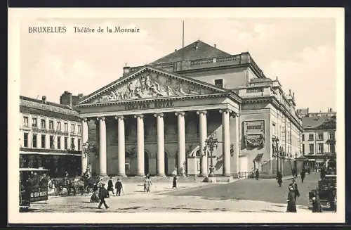 AK Brüssel / Bruxelles, Théatre de la Monnaie
