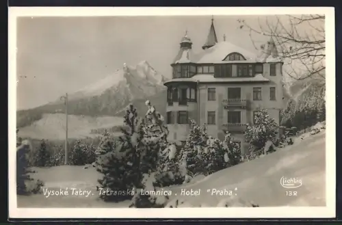 AK Tatranská Lomnica /Vysoké Tatry, Hotel Praha