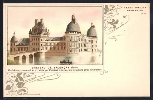 Künstler-AK Valency, château de Valency