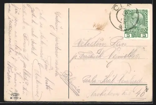 AK Molveno, Hotel Molveno col Gruppo di Brenta e Val delle Seghe