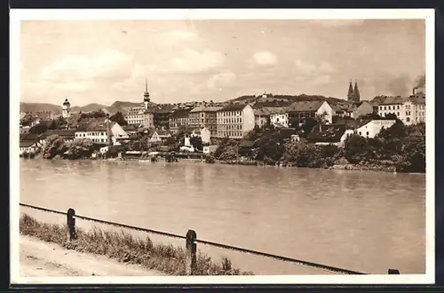 AK Maribor, Panorama vom Ufer aus