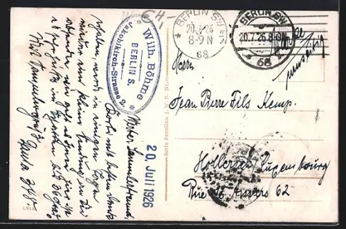 AK Berlin, Potsdamer Brücke mit Strassenbahn