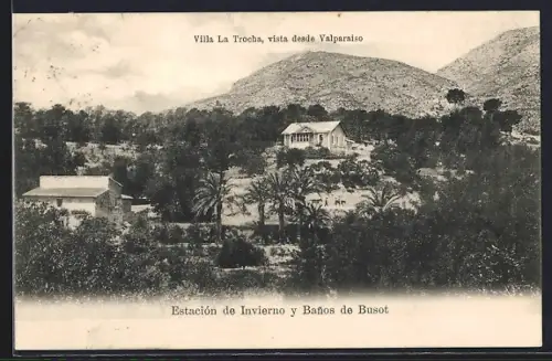 AK Busot, Villa la Trocha, vista desde Valparaiso