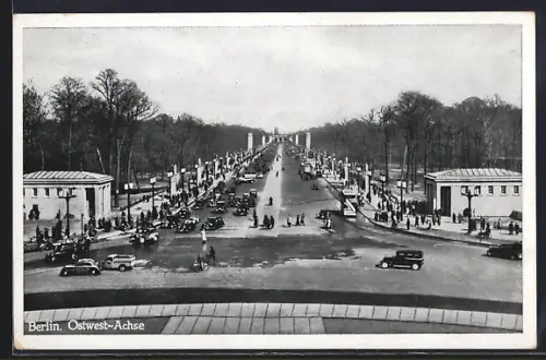 AK Berlin-Tiergarten, Ostwest-Achse