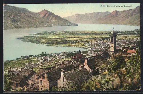 AK Brione, Panorama et vista su Locarno