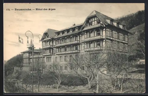 AK Baumaroche, Hotel des Alpes