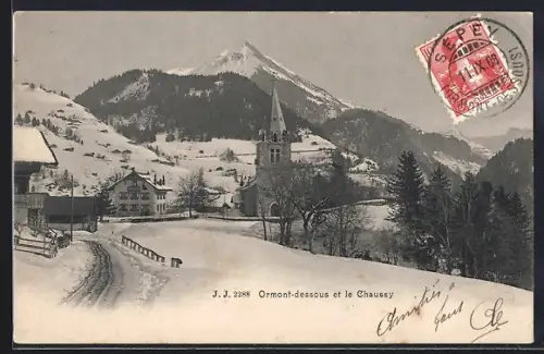 AK Ormont-Dessous, Panorama et le Chaussy