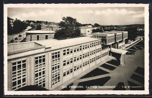 AK Fribourg, la Cité Universitaire vue d`ensemble