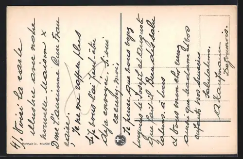 AK Neuveville, Rue de la Gare