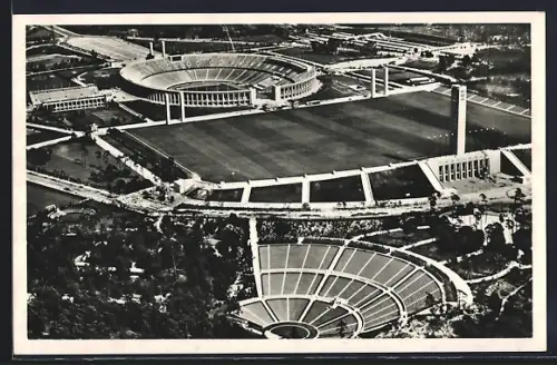 AK Berlin, Reichssportfeld, Fliegeraufnahme, Olympia
