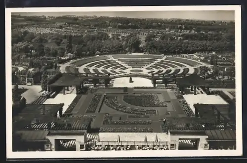 AK Essen, Grugapark, Blick vom Radioturm