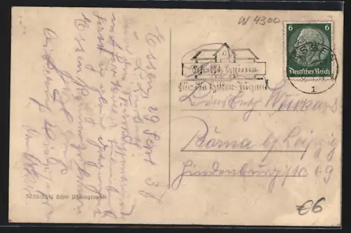 AK Essen, Grugapark, Farbenterrassen mit Leuchtfontäne