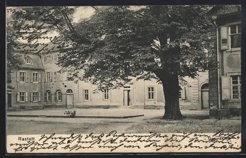 AK Rastatt, Innenhof vom Gymnasium