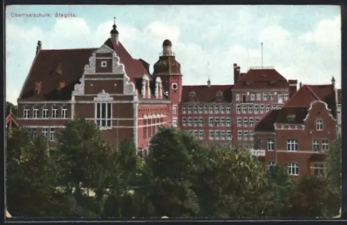 AK Berlin-Steglitz, an der Oberrealschule