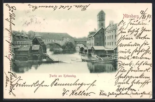AK Nürnberg, Partie am Kettensteg