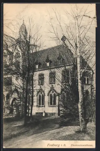 AK Freiburg i. B., Ansicht vom Diakonissenhaus