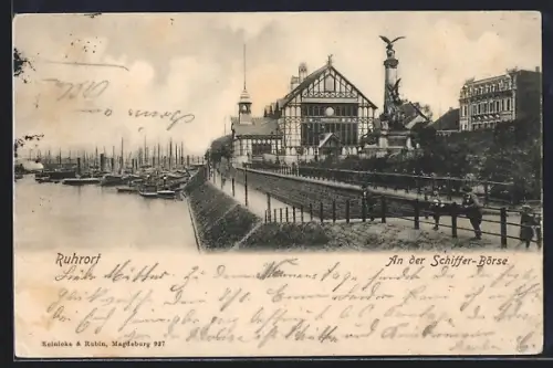 AK Ruhrort, Schiffer-Börse, Hafen
