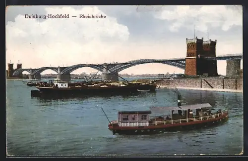 AK Duisburg-Hochfeld, Rheinbrücke
