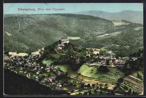 AK Schwarzburg, Blick vom Trippstein