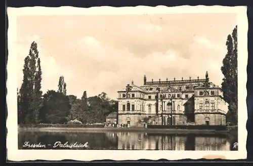 AK Dresden, Palaisteich, Grosser Garten