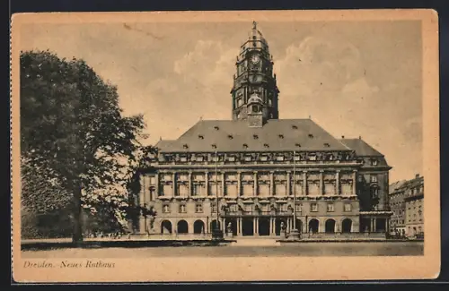 AK Dresden, Neues Rathaus