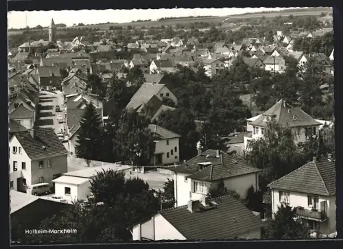 AK Hofheim-Marxheim, Wohnhäuser aus der Vogelschau