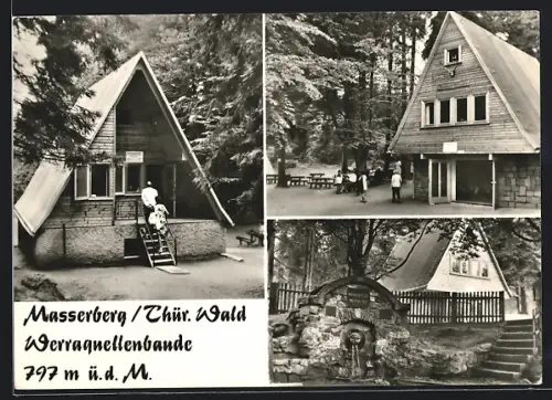 AK Masserberg /Thür. Wald, Gasthaus Werraquellenbaude