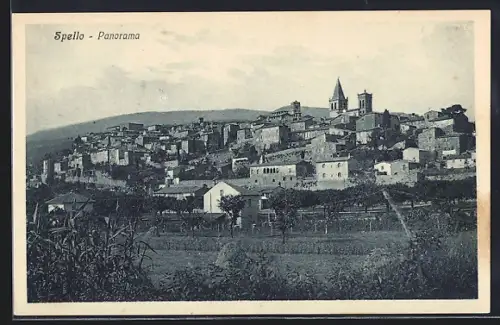 AK Spello, veduta generale