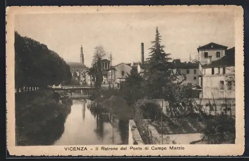 AK Vicenza, Il Retrone del Ponte di Campo Marzio