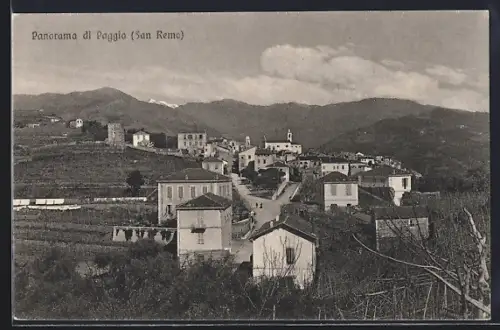 AK Poggio /San Remo, Panorama
