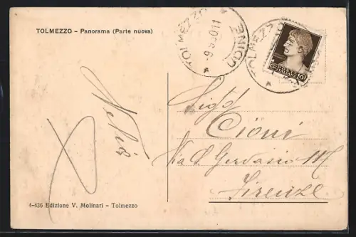 AK Tolmezzo, Panorama Parte nuova