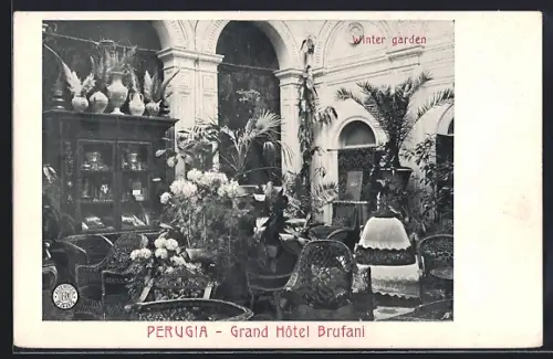 AK Perugia, Grand Hotel Brufani, Winter garden