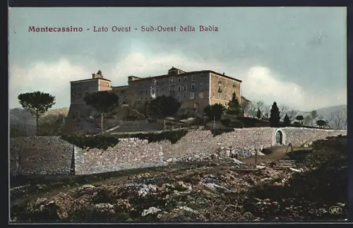 AK Montecassino, Lato Ovest, Sud-Ovest della Badia