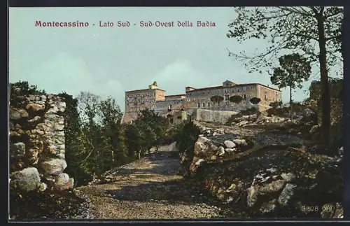 AK Montecassino, Lato Ovest, Sud-Ovest della Badia