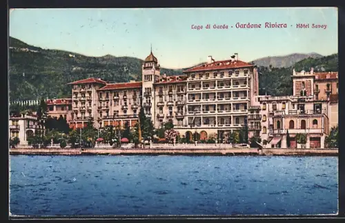 AK Gardone Riviera /Lago di Garda, Hotel Savoy