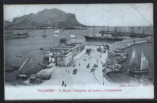 AK Palermo, Il Monte Pellegrino col porto e l`antemurale