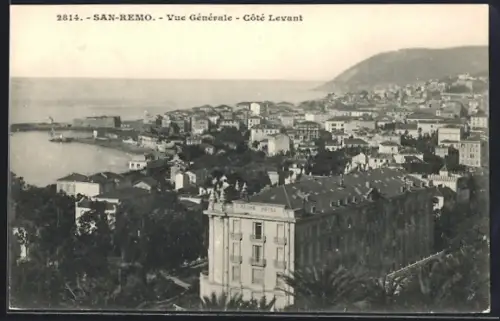 AK San Remo, Vue Générale, Côté Levant