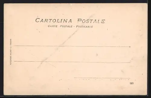 AK Pavia /Certosa, Portico del Chiostro Grande