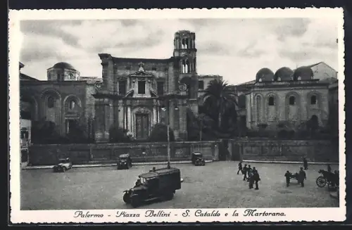 AK Palermo, Piazza Bellini, S. Cataldo e la Martorana