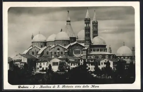 AK Padova, Basilica di S. Antonio vista dalle Mura