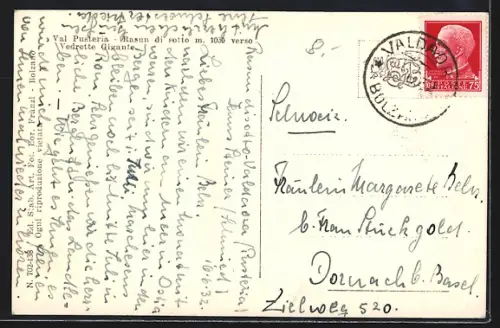 AK Rasun /Val Pusteria, Rasun di sotto verso Vedrette Gigante