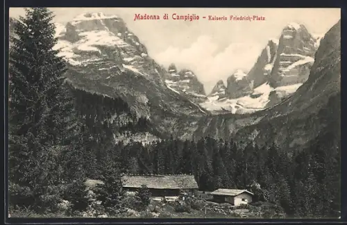 AK Madonna di Campiglio, Kaiserin Friedrich Platz