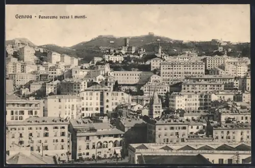 AK Genova, Panorama verso i monti