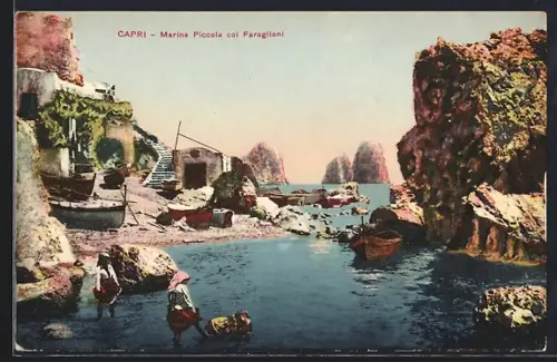 AK Capri, Marina Piccola coi Faraglioni