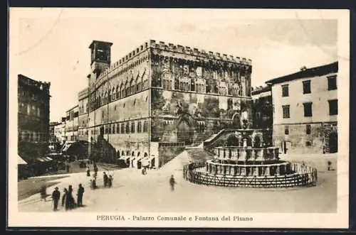 AK Perugia, Palazzo Comunale e Fontana del Pisano