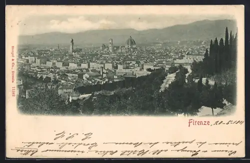AK Firenze, Panorama-Ansicht